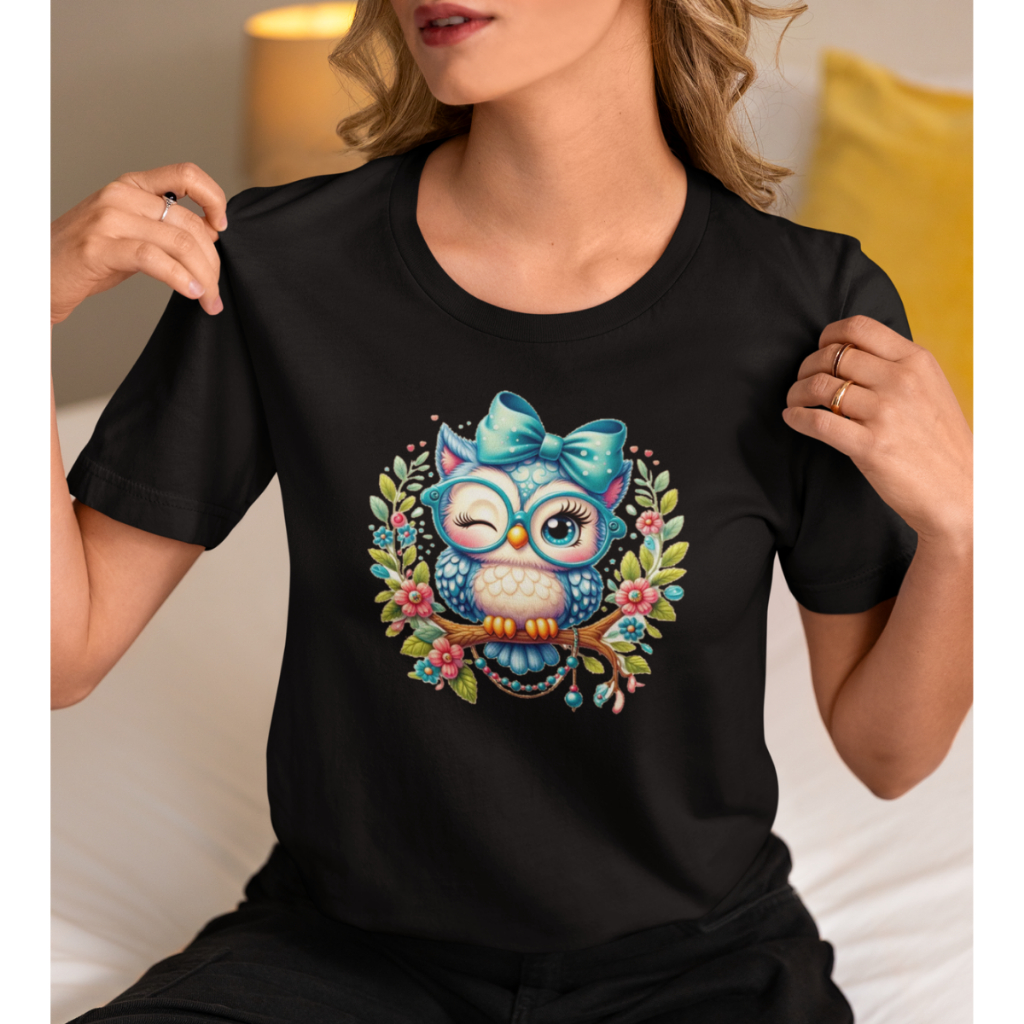 Camisetas Coruja feminina Ideal Para Quem Busca Conforto Estilo e um Toque