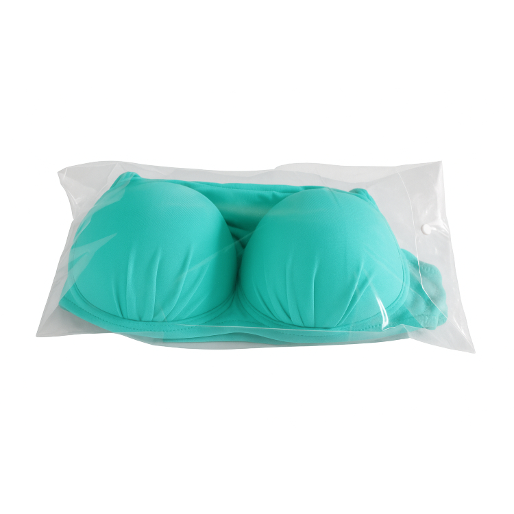 Kit 50 Embalagem Saquinho de Botão 25 x 35  para Conjunto Lingerie Moda Fitness do P ao GG