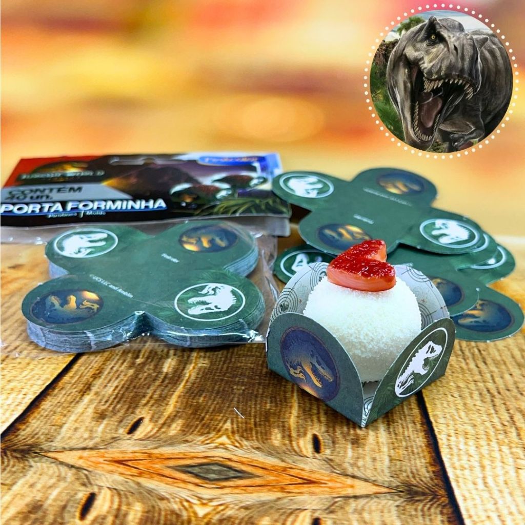 40~160 PORTA FORMINHA JURASSIC WORLD RECOMEÇO FESTCOLOR em Oferta na Shopee