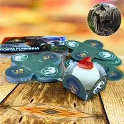 40~200 PORTA FORMINHA JURASSIC WORLD RECOMEÇO FESTCOLOR (CHOCO)