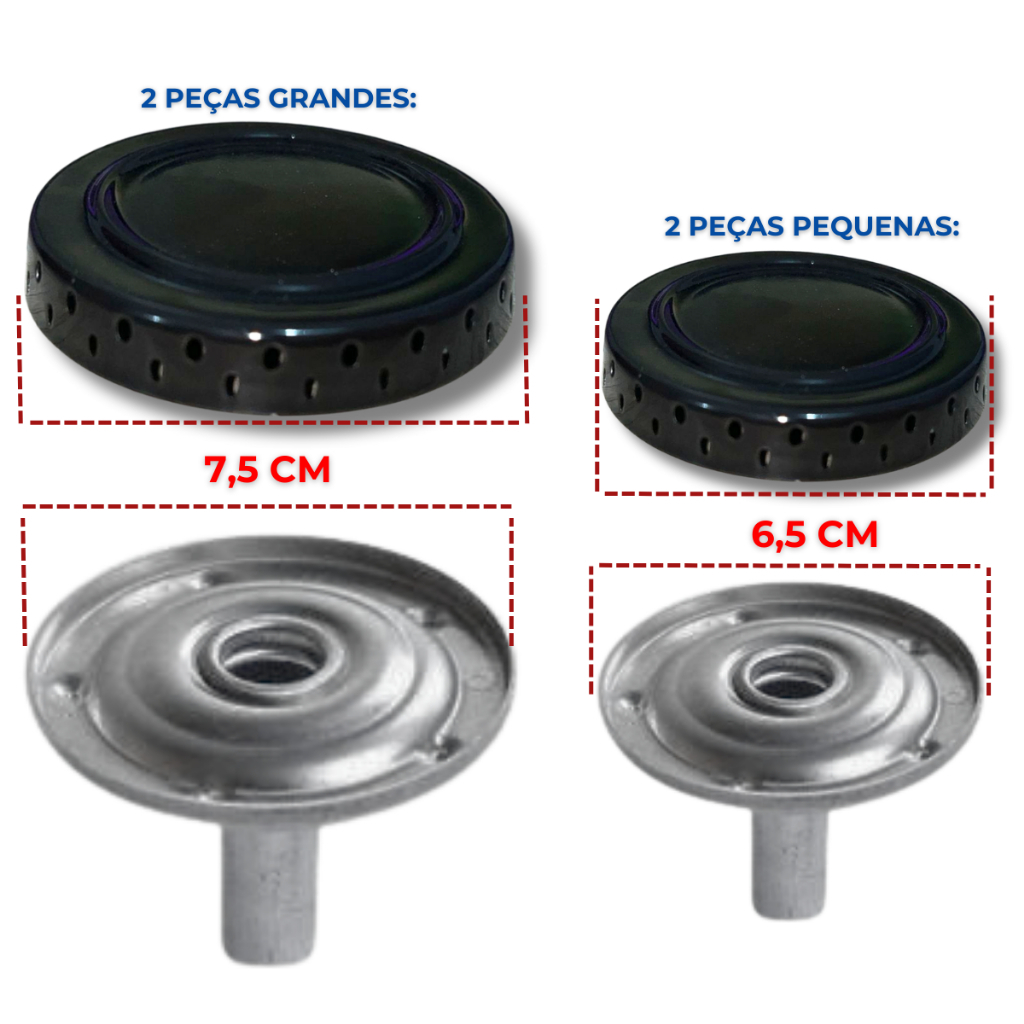 Kit 4 Espalhador Chama Atlas Monaco Glass Coliseum Boca Fogão em Oferta na Shopee