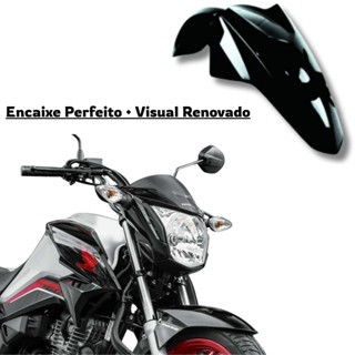 Paralama Dianteiro Preto CG 160 Titan Fan Start 2014 a 2023 em Oferta na Shopee