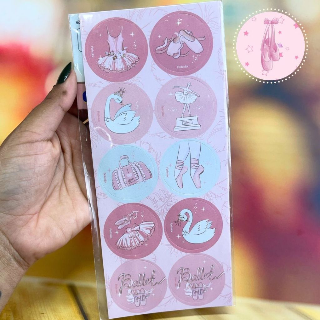30~150 ADESIVO BAILARINA REDONDO FESTCOLOR