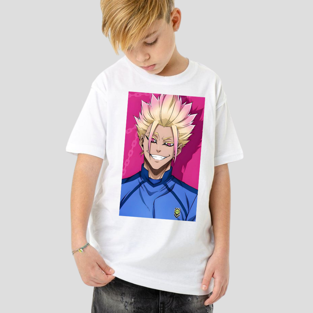 Camiseta blusa desenho anime mangá one piece futebol blue lock menina menino moda infantil juvenil — imagem 2 de 2