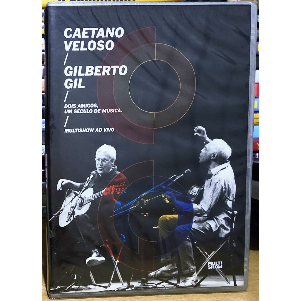 DVD Caetano Veloso e Gilberto Gil - Dois Amigos Um Século De Música Multishow Ao Vivo (Original Lacrado)