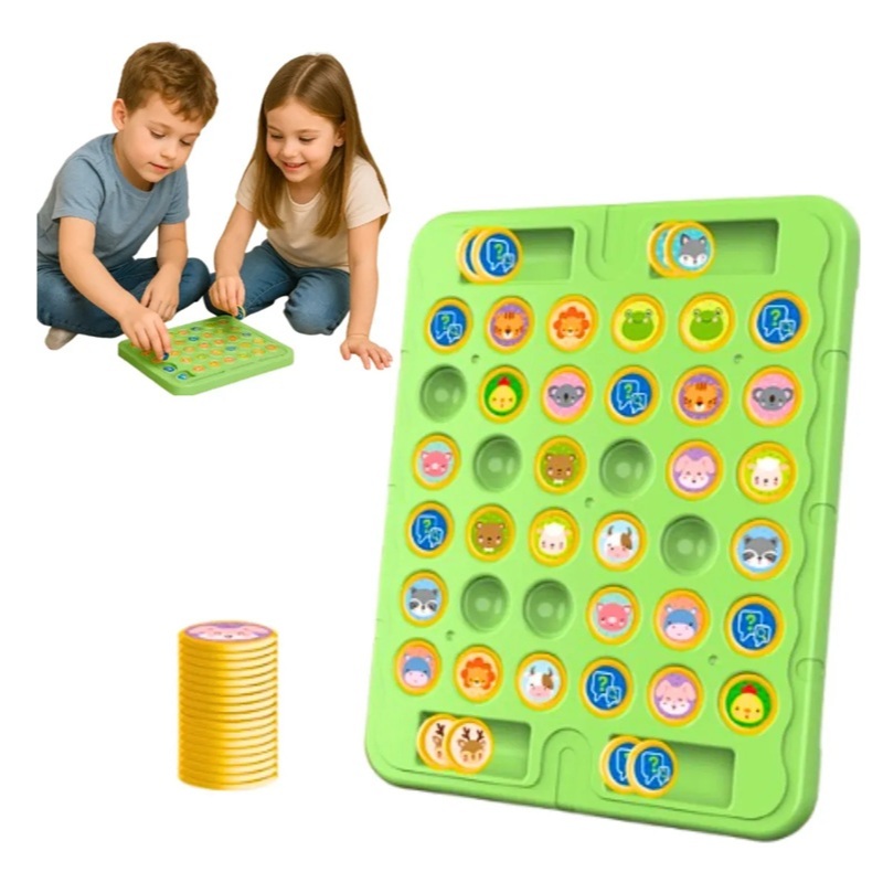 Jogo da Memória Portátil Educacional Pedagógico Concentração Brinquedo Crianças