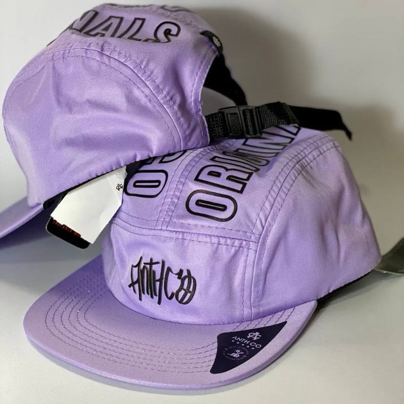 Boné Fivel Panel Original Anth Co Grafite Streetwear Moderno Model Aba Reta Lançamento Unissex Bordado Ajustável Casl
