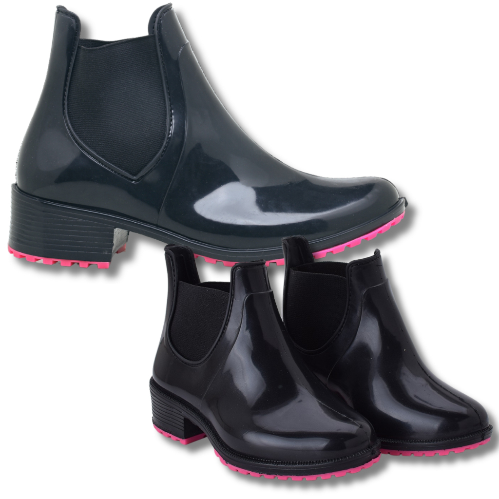 Kit 2 Pares Bota Mãe e Filha Feminina Infantil de Menina Galocha