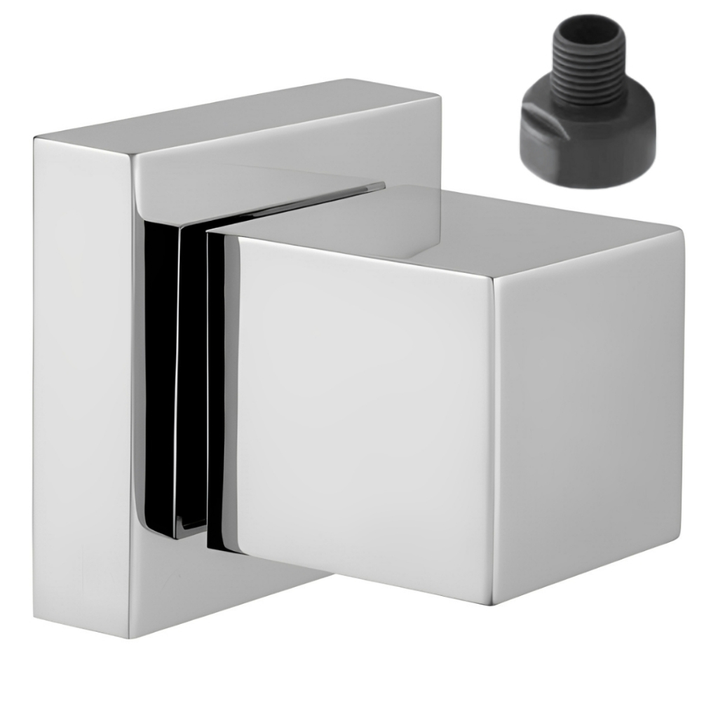 Acabamento Quadrado Para Registro de Pressão / Gaveta Padrão Docol 100% Metal Cromado