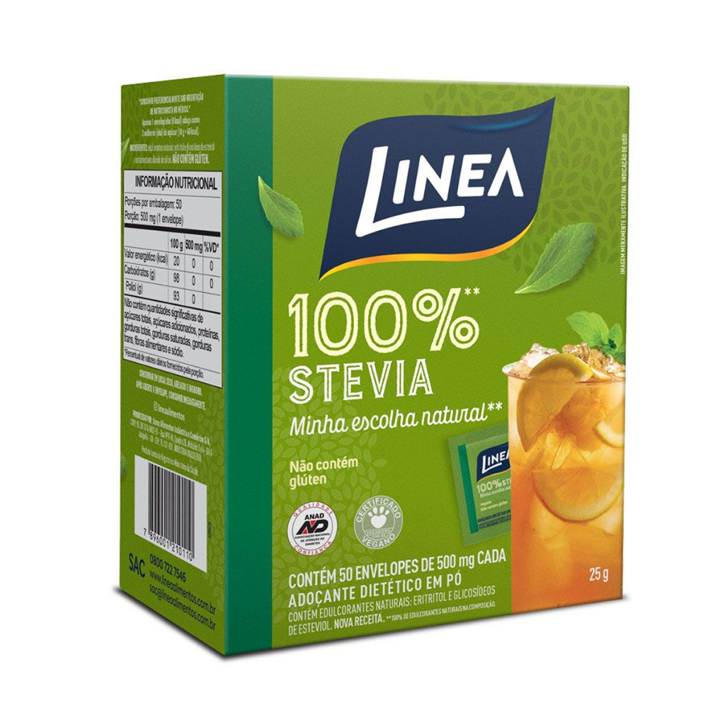 Adoçante Línea Stevia Pó Envelope 0,5g 50 Unidades em Oferta na Shopee