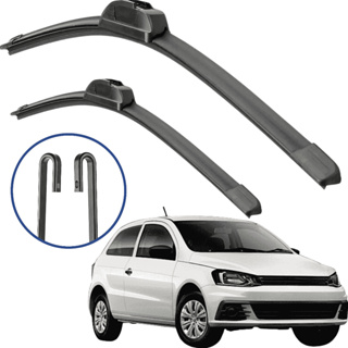 Par Palheta Limpador Parabrisa Vw Gol Saveiro G7 Gancho em Oferta na Shopee