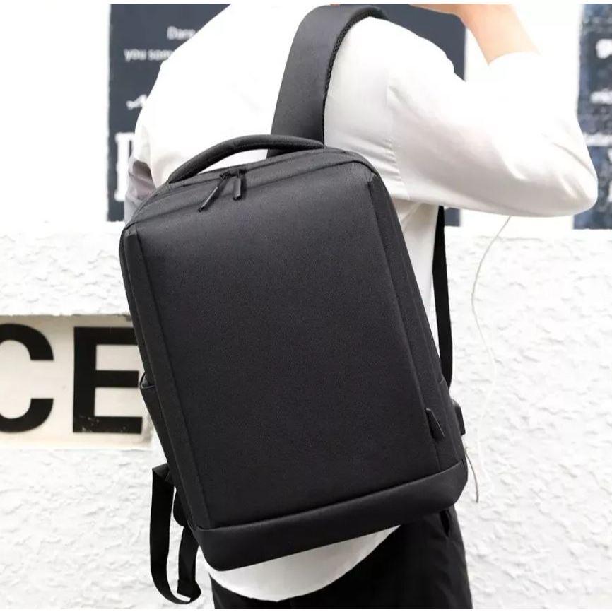 Mochila Notebook 15,6 Masculina Feminina Executiva Usb 1908 em Oferta na Shopee