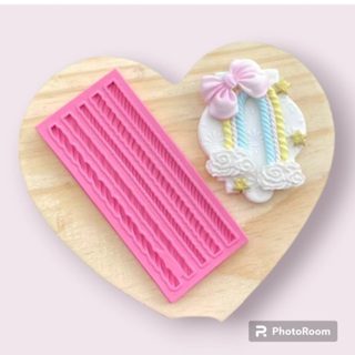 Molde de Silicone Acabamento Rodapé Trançado Traça cód 1999 em Oferta na Shopee