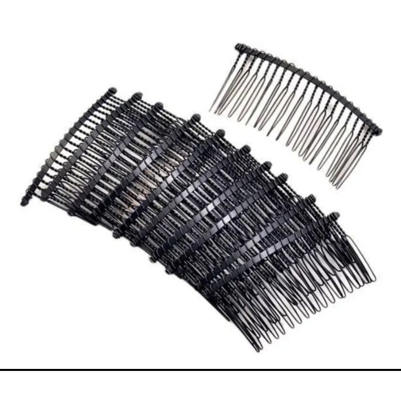 Presilha pente metal penteados kit 6 , 12 , 24 unidades revenda atacado distribuidor tiktok moda em Oferta na Shopee