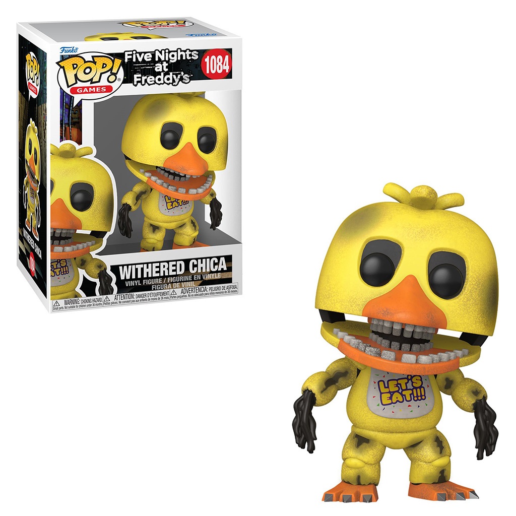 FUNKO POP FIVE NIGTHS FREDDY WITHERED CHICA 1084 NOVO ORIGINAL