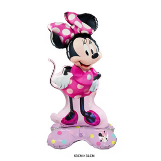 1/5/10 Balão Metalizado Minnie/Minie Mouse 60Cm Base Mesa em Oferta na Shopee