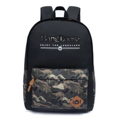 Mochila Escolar Masculina Hang Loose Camuflada 17L Resistente