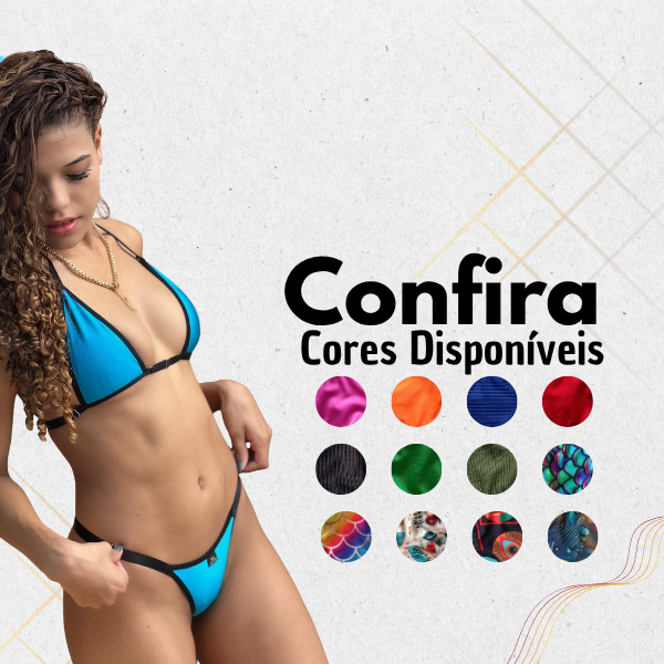 Biquíni de Fita para Bronze Praiano MB Brasil Marquinha de Bronze | Regulável P-GG em Oferta na Shopee