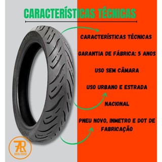 Par Pneu Chopper Road Master Ride Intruder 80/100-18 110/70-16 Sem Câmara — imagem 2 de 2