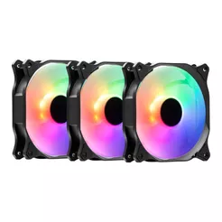 Kit Ventoinhas TGT Mirage, 3x120mm, Led RGB, TGT-MRG120-RGB3