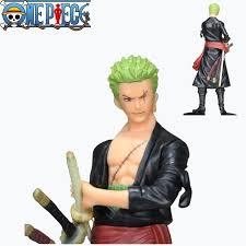 Boneco RORONOA ZORO One Piece Figura Action Figure 18cm com base