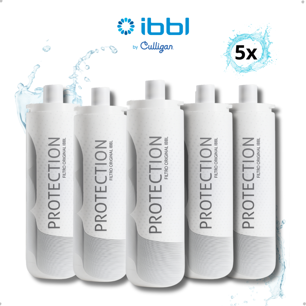 Kit 5 Filtros Refil IBBL Protection CZ+7 Original Purificador de Água FR600 Due Vivax E-due