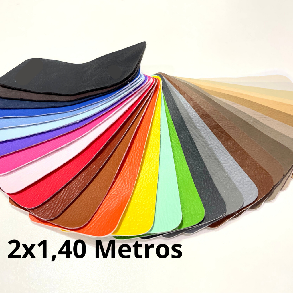 2 Metros - Tecido Couro Corino Courino Sintético Pvc Serve para Revestimento Forra Madeira , Sofá, Cadeira, Puff