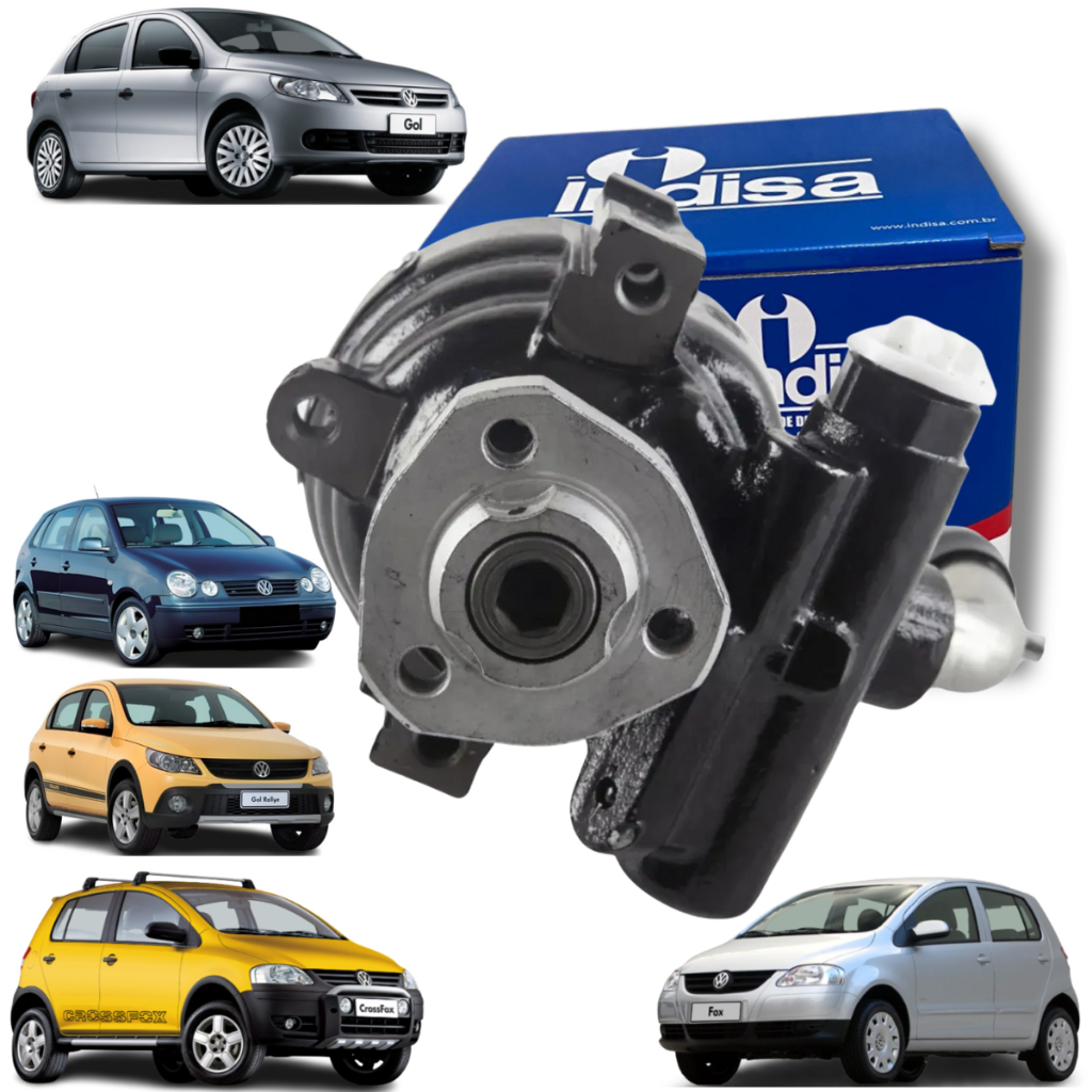 Bomba Direção Hidráulica Para VW Specefox  Fox Gol G5 G6 Saveiro G5 1.0 1.6 2009 Em Diante Original Indisa
