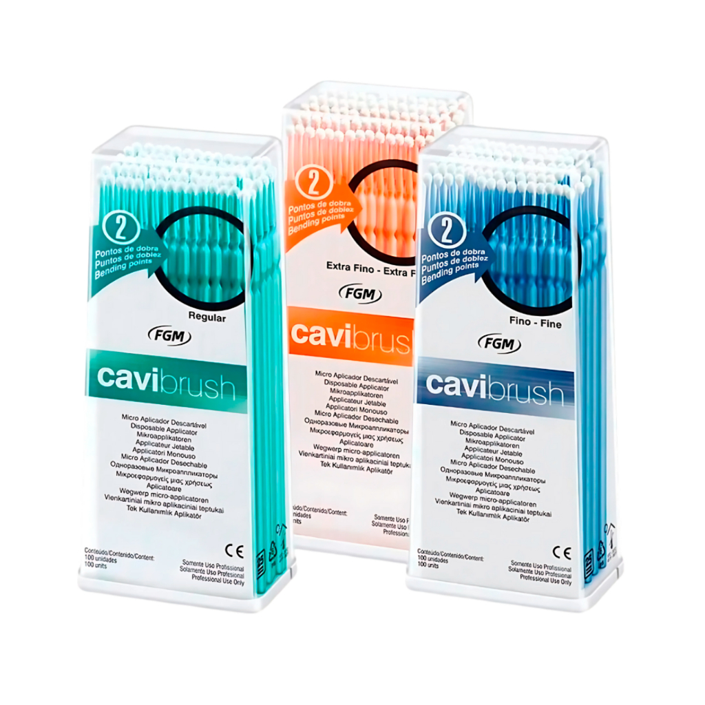 Micro Aplicador Odontológico Cavibrush Microbrush - Escolha O Tamanho em Oferta na Shopee
