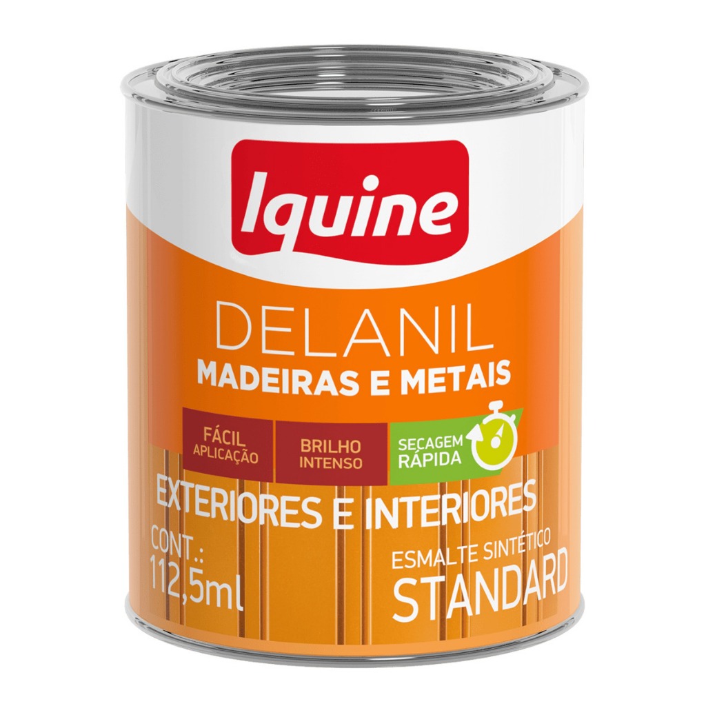 Esmalte Brilhante Iquine Delanil Madeiras e Metais 112,5ml