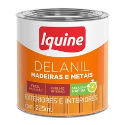 Esmalte Brilhante Iquine Delanil Madeiras e Metais 225ml
