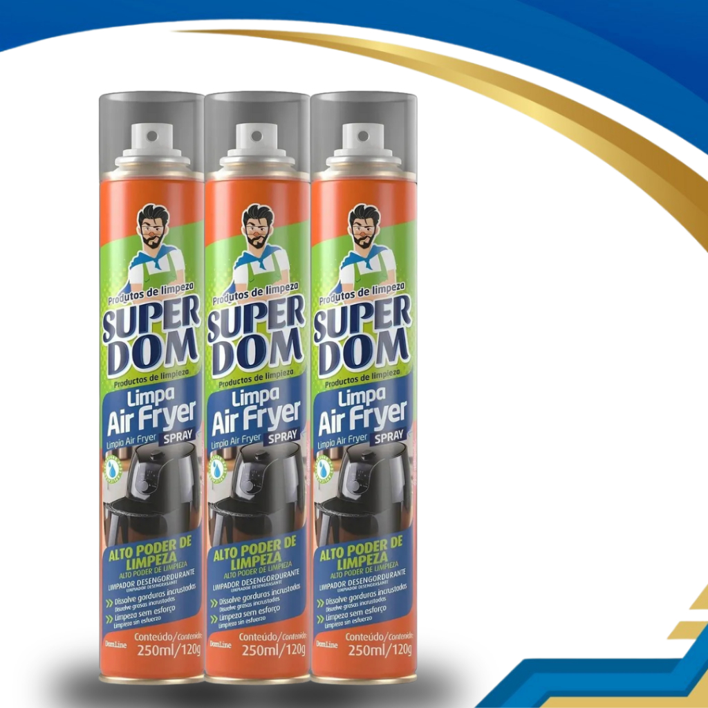 Spray Limpa Air Fryer Alto Poder De Limpeza, Dissolve A Gordura Limpeza Sem Esforço 250ml em Oferta na Shopee