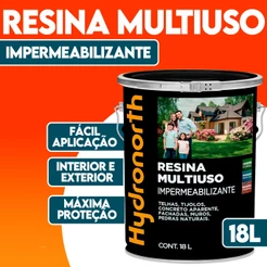 Resina Acrilica Brilhante Multiuso Solvente Hydronorth 18L