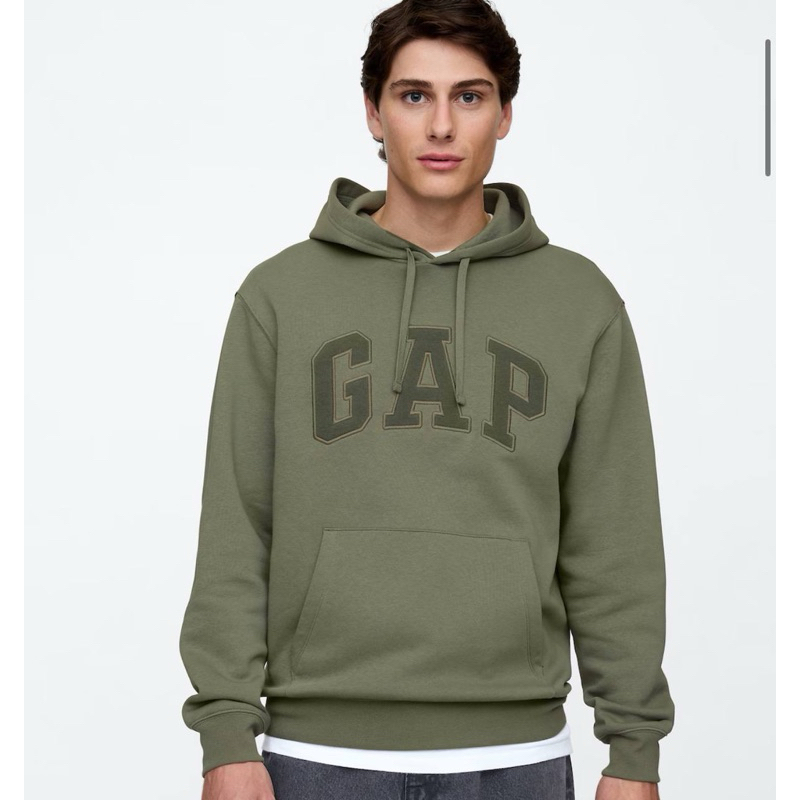 Moletom GAP Fechado Verde Militar - TAM M
