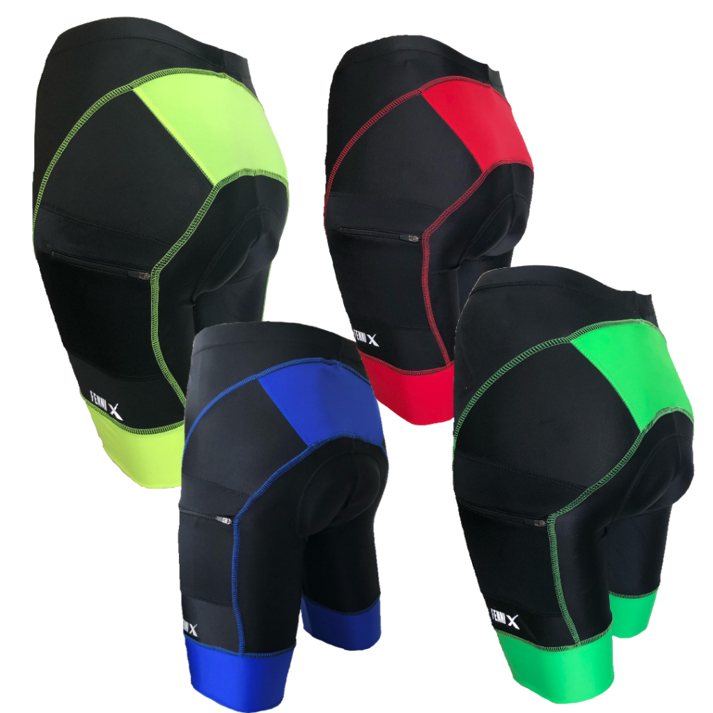 BERMUDA CICLISMO MASCULINA COLORIDA COM FORRO DE ESPUMA em Oferta na Shopee