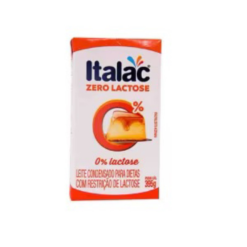 Kit 10 Leite Condensado Italac Zero Lactose 395g