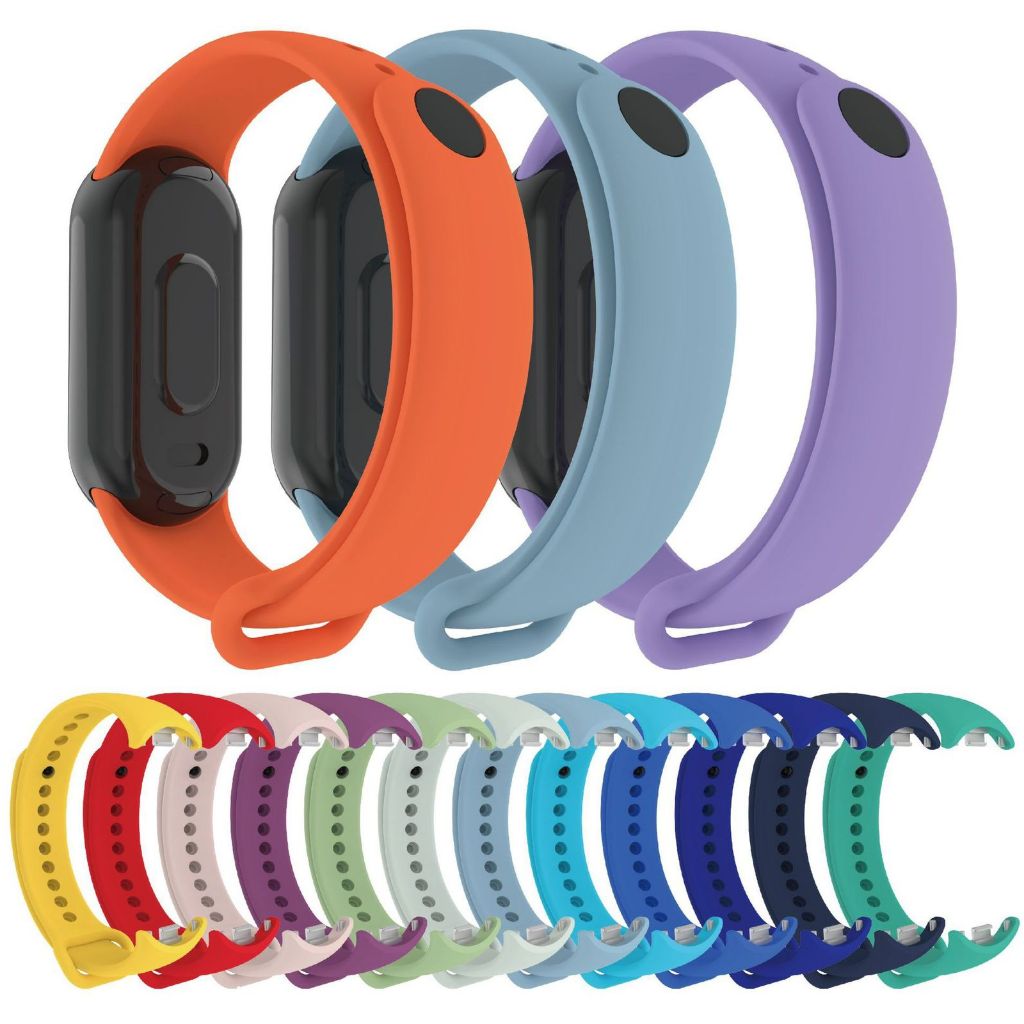 Pulseira De Silicone Esportiva Acessórios Para MI Smart Band 10 9 8 / Mi Band 10 Ceramic Edition