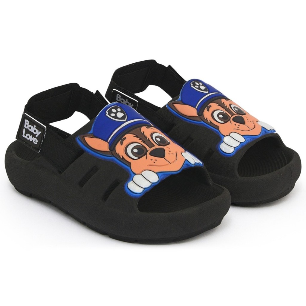 Sandália Babuche Infantil Menino Ortopédica Ajustável Chase Patrulha Canina em Oferta na Shopee