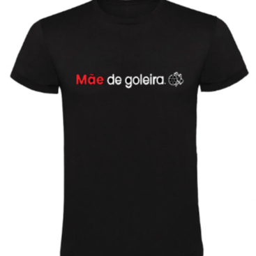 Camiseta mãe de goleira, camiseta manga curta unissex alta qualidade 100% algodao, mao fã da filha no futebol, jogadora