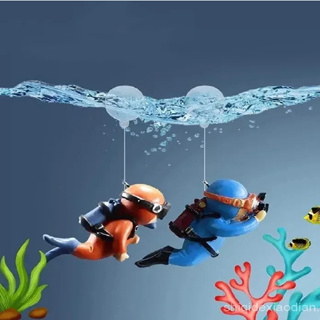 Ornamento Decoração para Aquário Mergulhador com Bola Enfeite em Oferta na Shopee