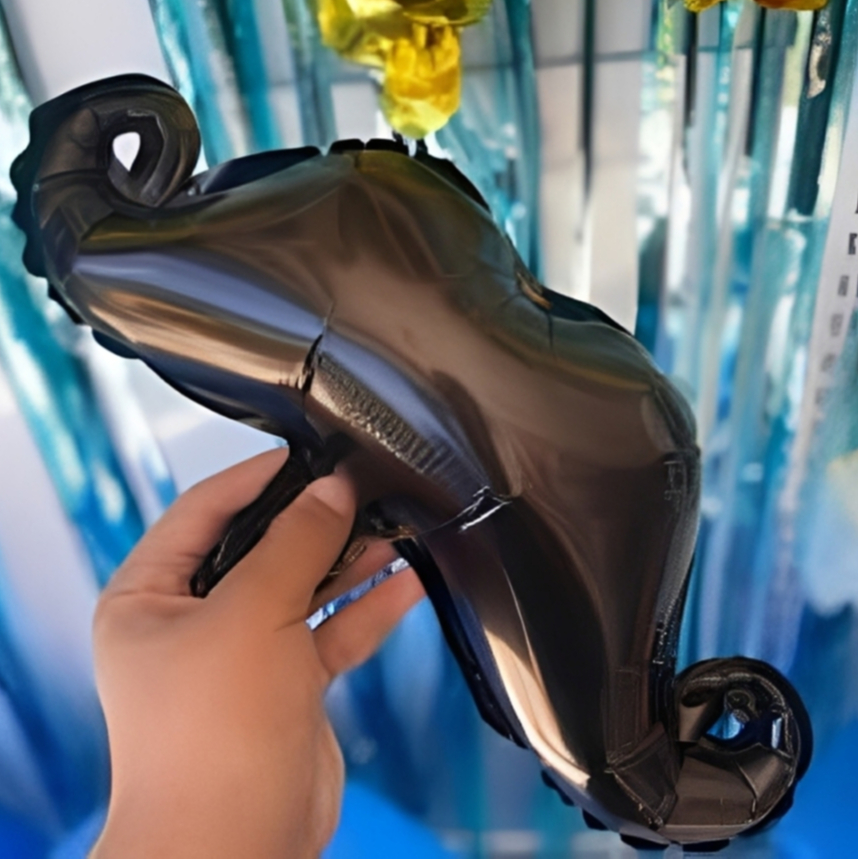 Balão Metalizado Bigode Grosso Pequeno 40cm Mustache Cesta Mesa Festa Decoração Enfeite