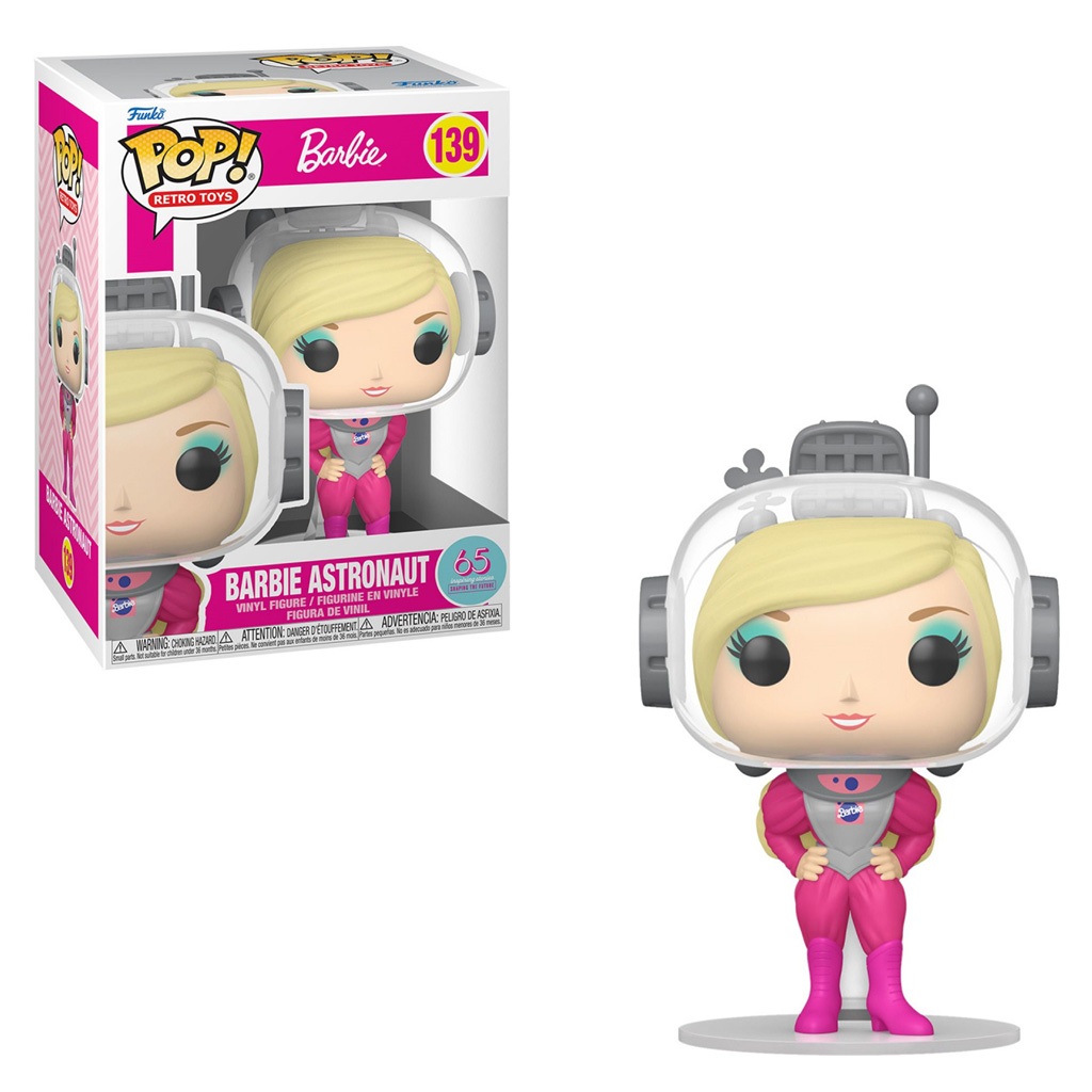 FUNKO POP BARBIE ASTRONAUT 139 NOVO ORIGINAL