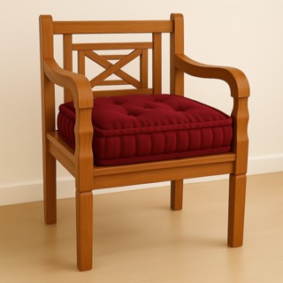 Almofada Futon Turca para Banco e Palhetes de Madeira Tecido Oxford 50X50x12 cm em Oferta na Shopee