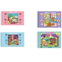 Combo Livros de Colorir - Comfy and Cozy - Capa Dura