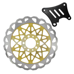 Disco Freio Dianteiro Titan Fan 150 Mix 290mm Discão Dourado