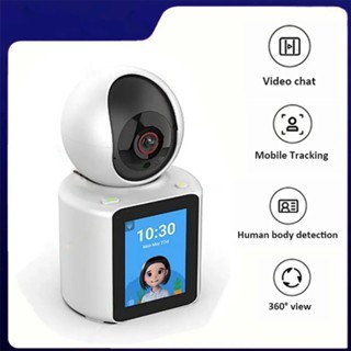 Câmera de Monitoramento Rotação de 360º Wi-Fi Full HD – Ideal para Videochamadas, Bebês e Cuidadores