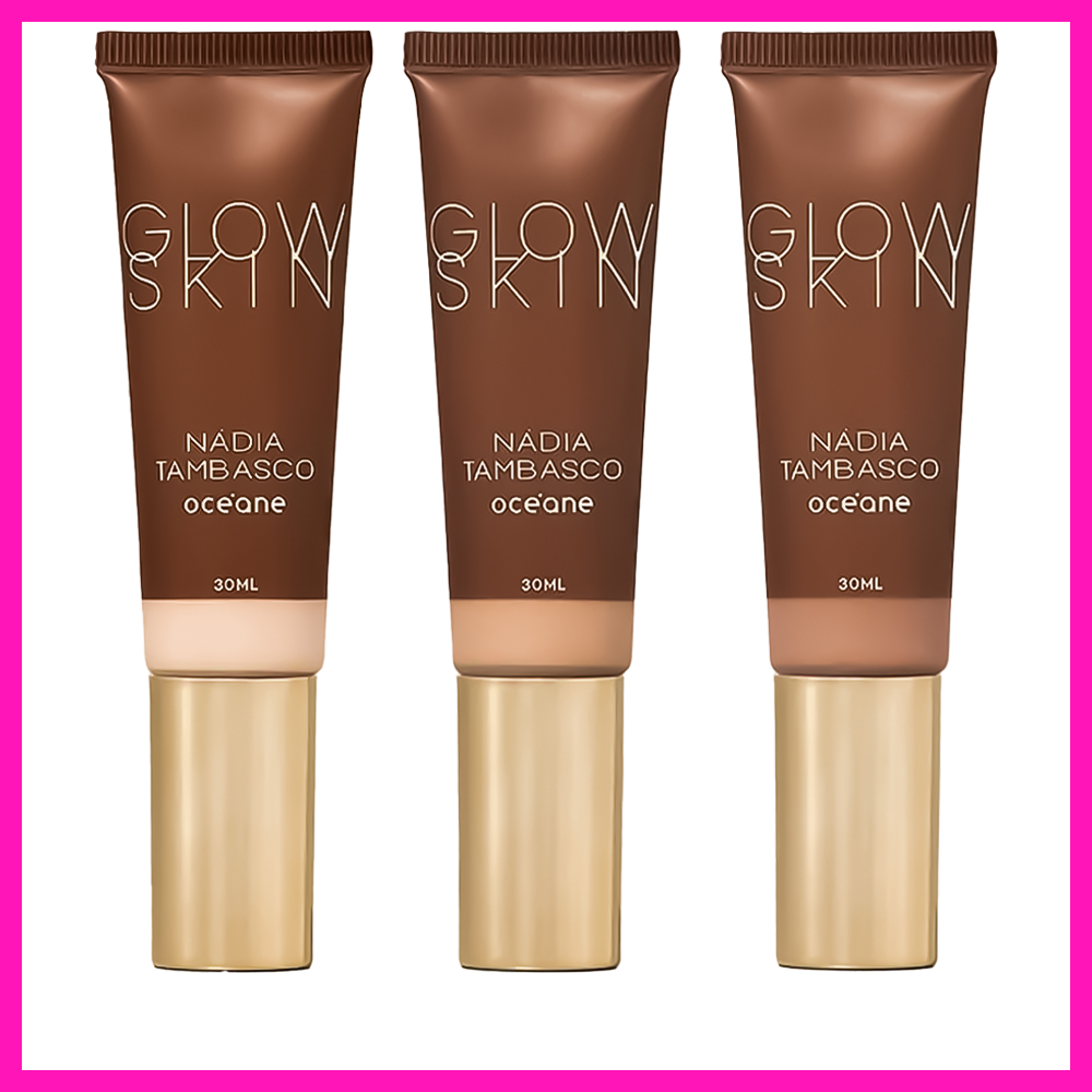 Nádia Tambasco Glow Skin 30ml (Primer facial com partículas de brilho que vai deixar sua pele uniforme e luminosa) em Oferta na Shopee