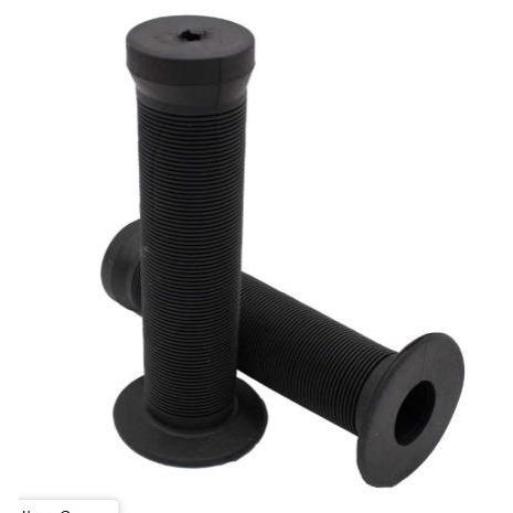 MANOPLA GTA BMX DH GRAU WHEELING DE 132MM PRETA, AZUL, ROXA, VERMELHA COMPATÍVEL COM BIKE GIOS