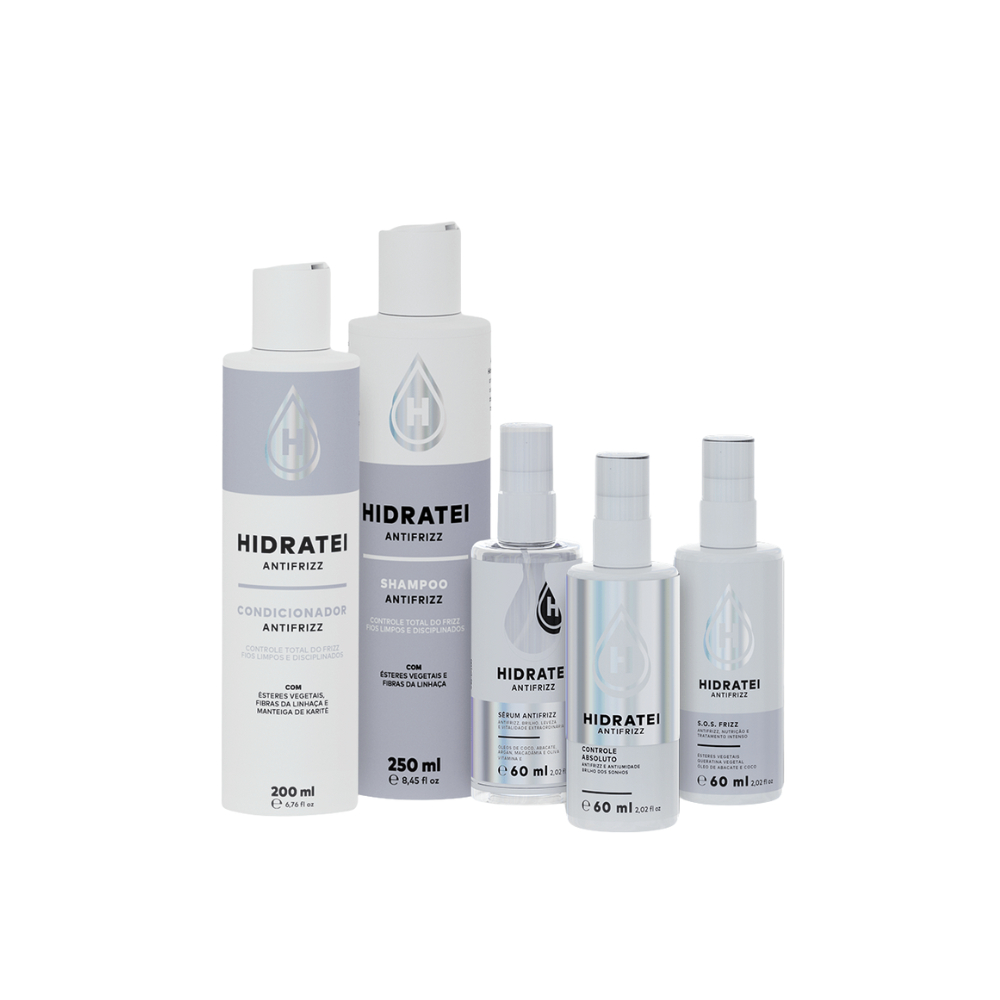 Kit Cronograma Antifrizz Para Tratamento Dos Fios Hidratei em Oferta na Shopee