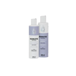 Kit Cuidado Diário Antifrizz Hidratei: Shampoo 250ml + Condicionador 200ml Controle do Frizz